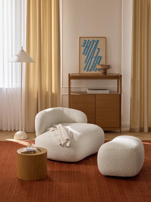 Alborea Bouclé Lounge Chair