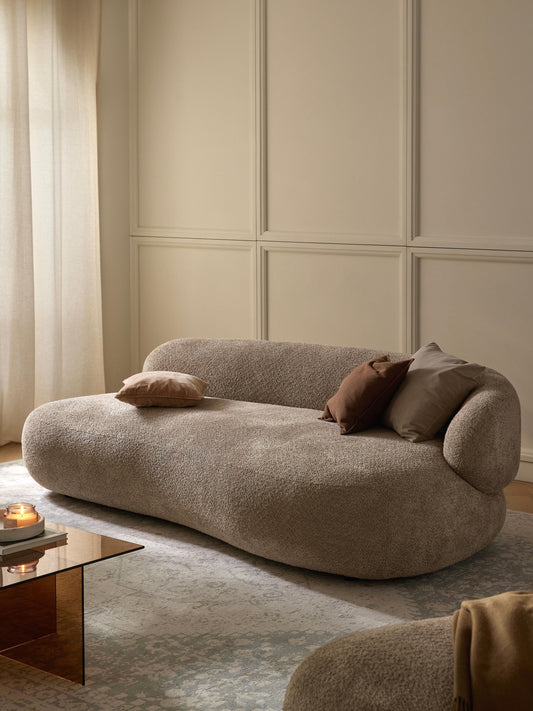 Alborea Teddy Bouclé Sofa (3-Seater)
