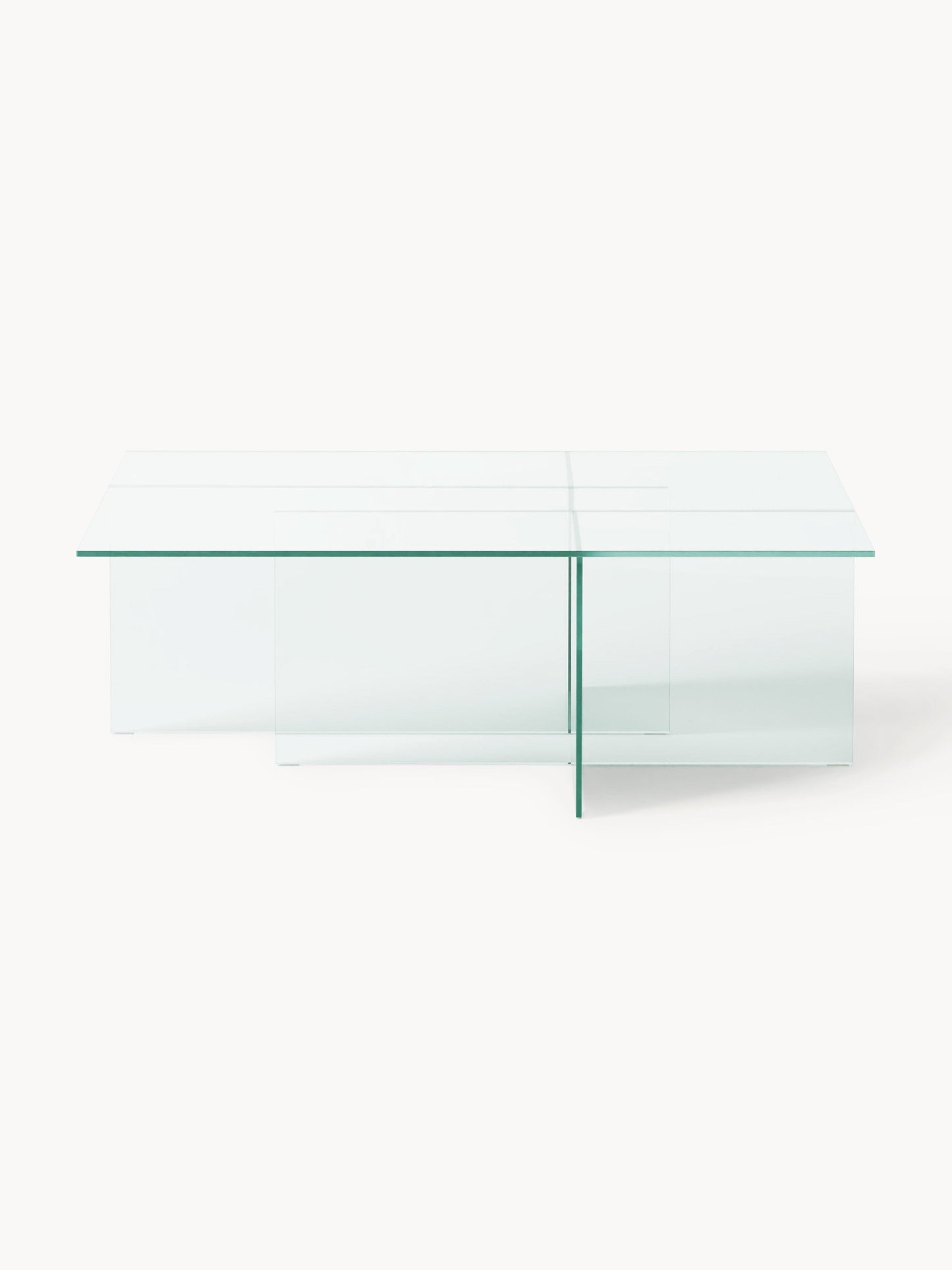 Anouska Glass Coffee Table, W 102 cm