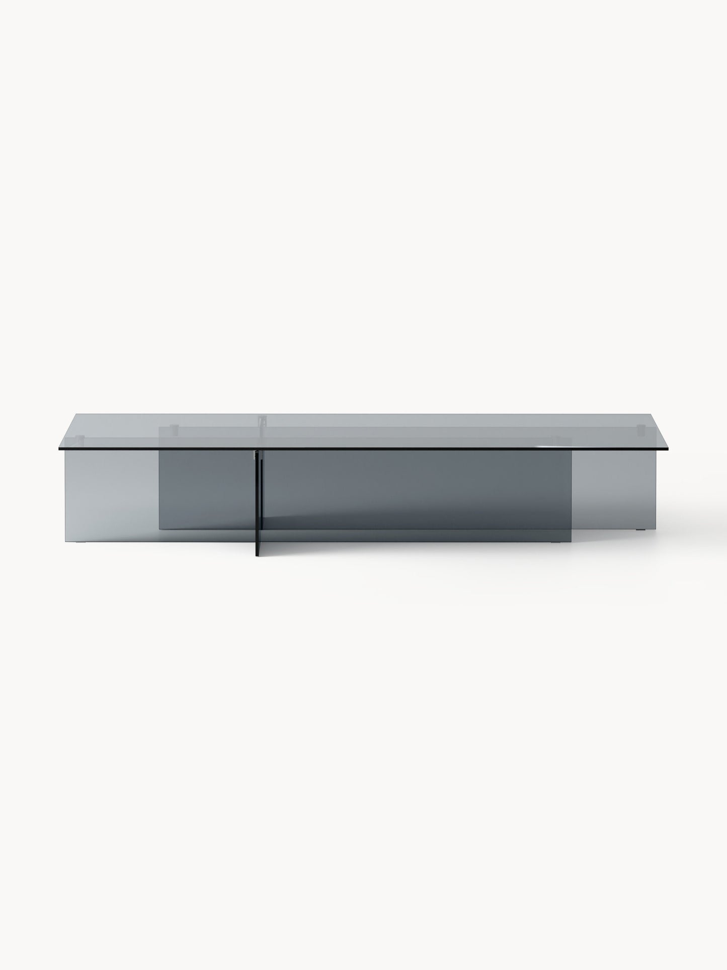 Anouska Large Glass Coffee Table, W 160 cm