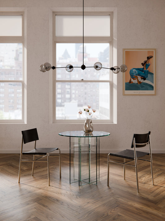 Anouska Round Glass Dining Table, in Various Sizes