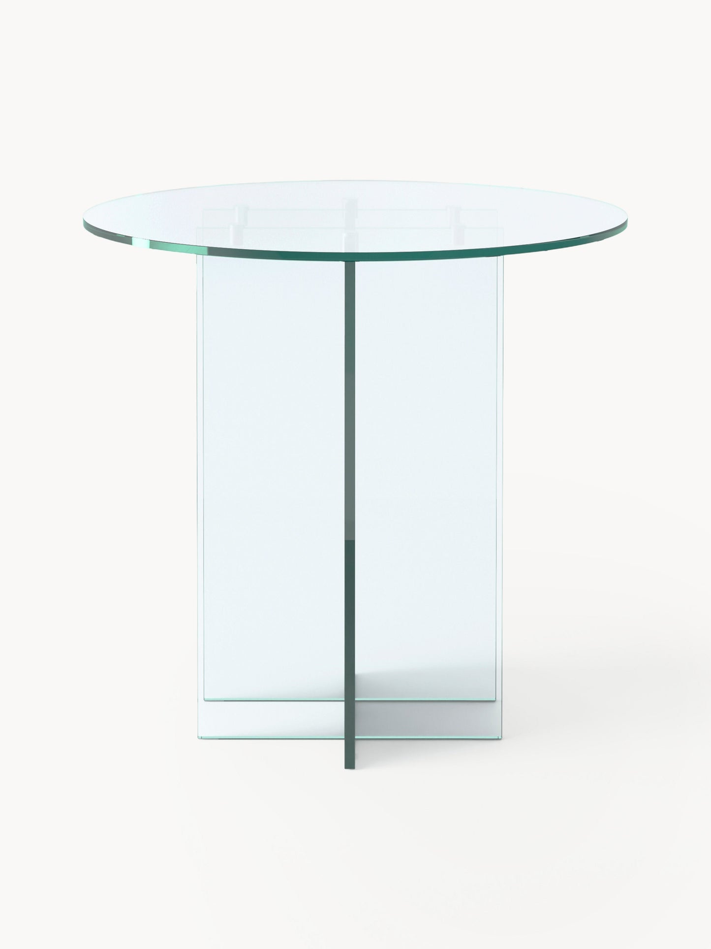 Anouska Round Glass Dining Table, in Various Sizes