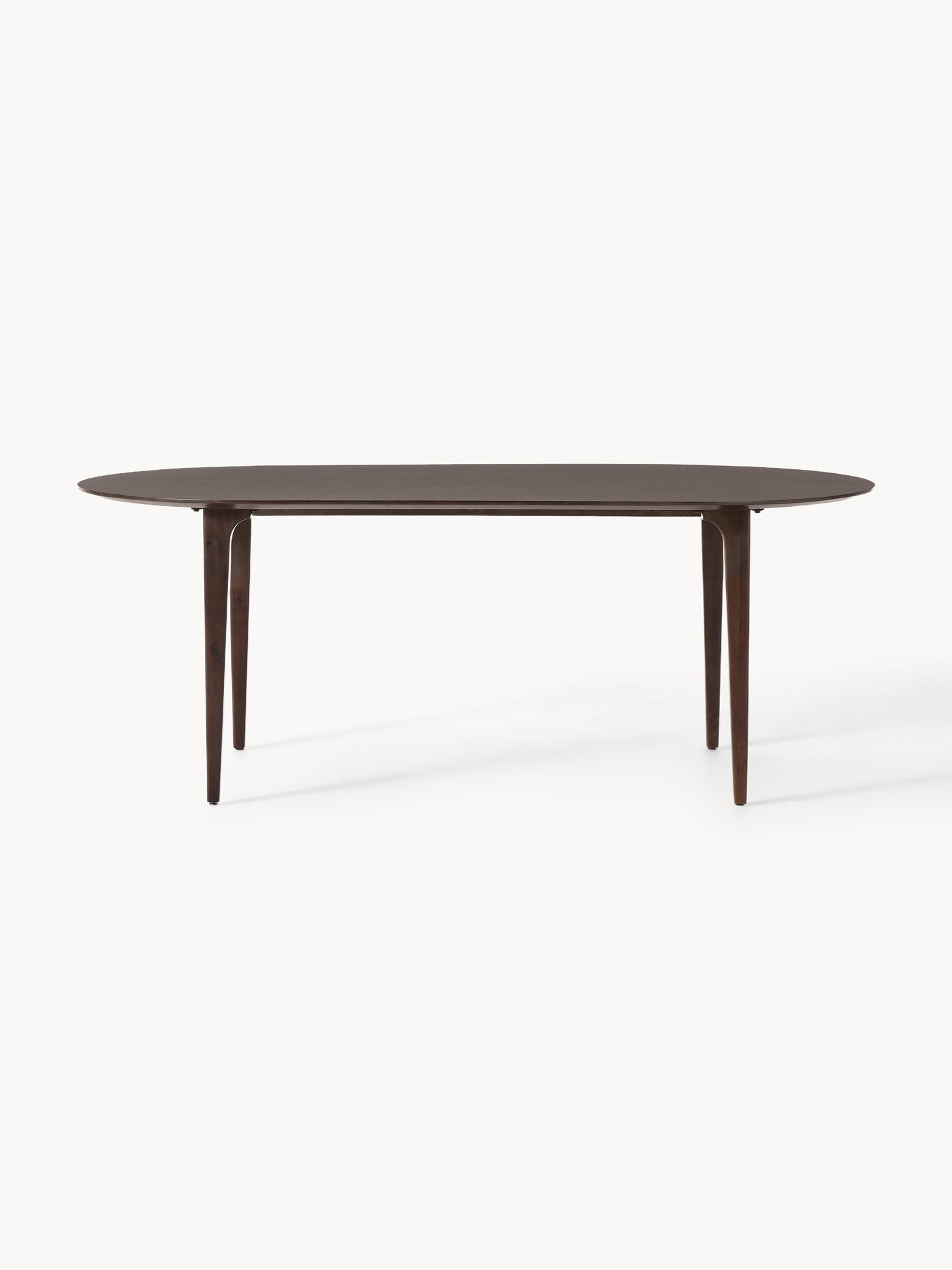 Archibo Oval Mango Wood Dining Table, 200 x 100 cm