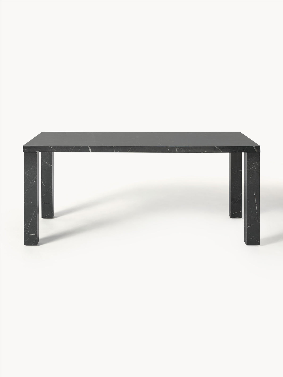 Carlenzo Dining Table in Marble Look, 180 x 90 cm