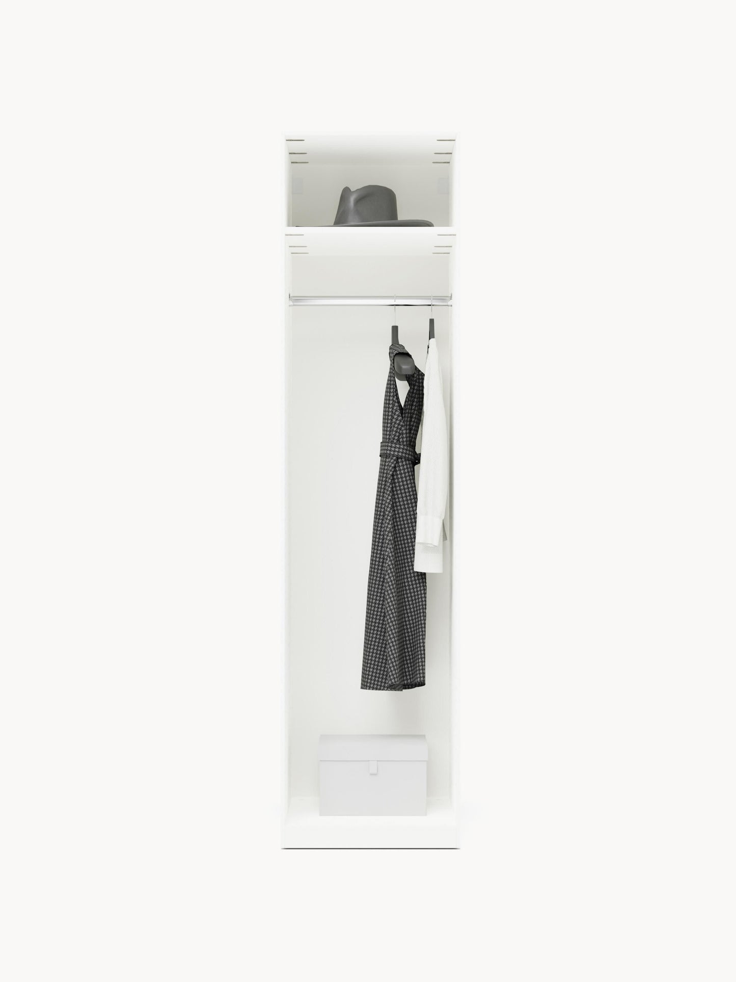 Charlissa Modular Hinged-Door Wardrobe, 50 cm Wide, in Various Sizes