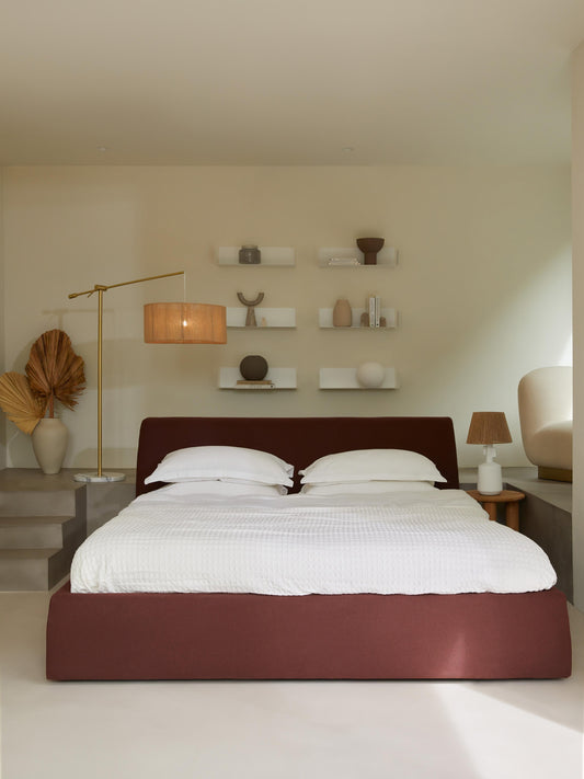 Clonvera Upholstered Bed with Storage