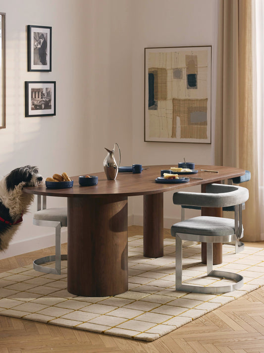 Dunessia Oval Oak Dining Table, in Various Sizes