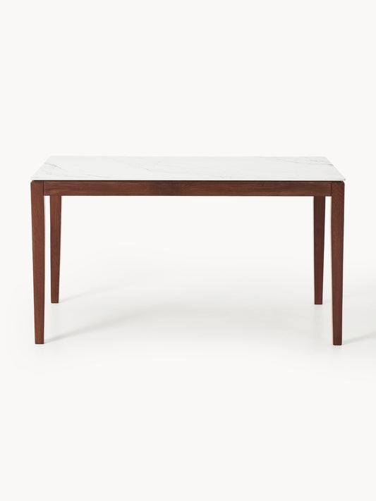 Jackendo Dining Table with Marble-Look Tabletop, in Various Sizes