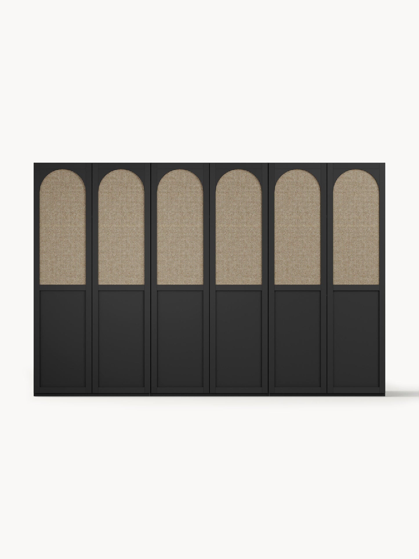 Jennora Modular Hinged-Door Wardrobe, 300 cm Wide, in Various Sizes