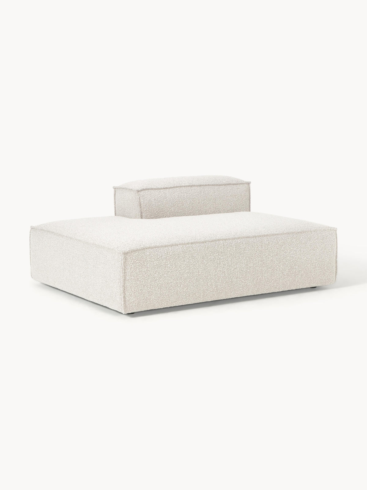 Lenmoor Bouclé Ottoman Module