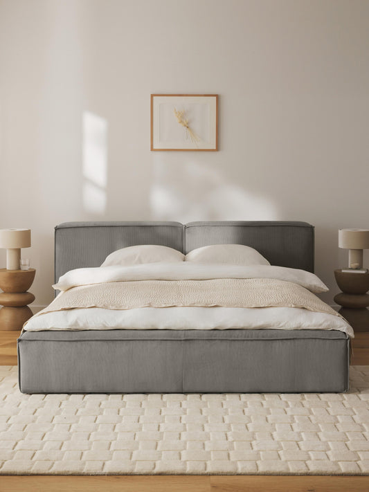 Lenmoor Corduroy Upholstered Bed