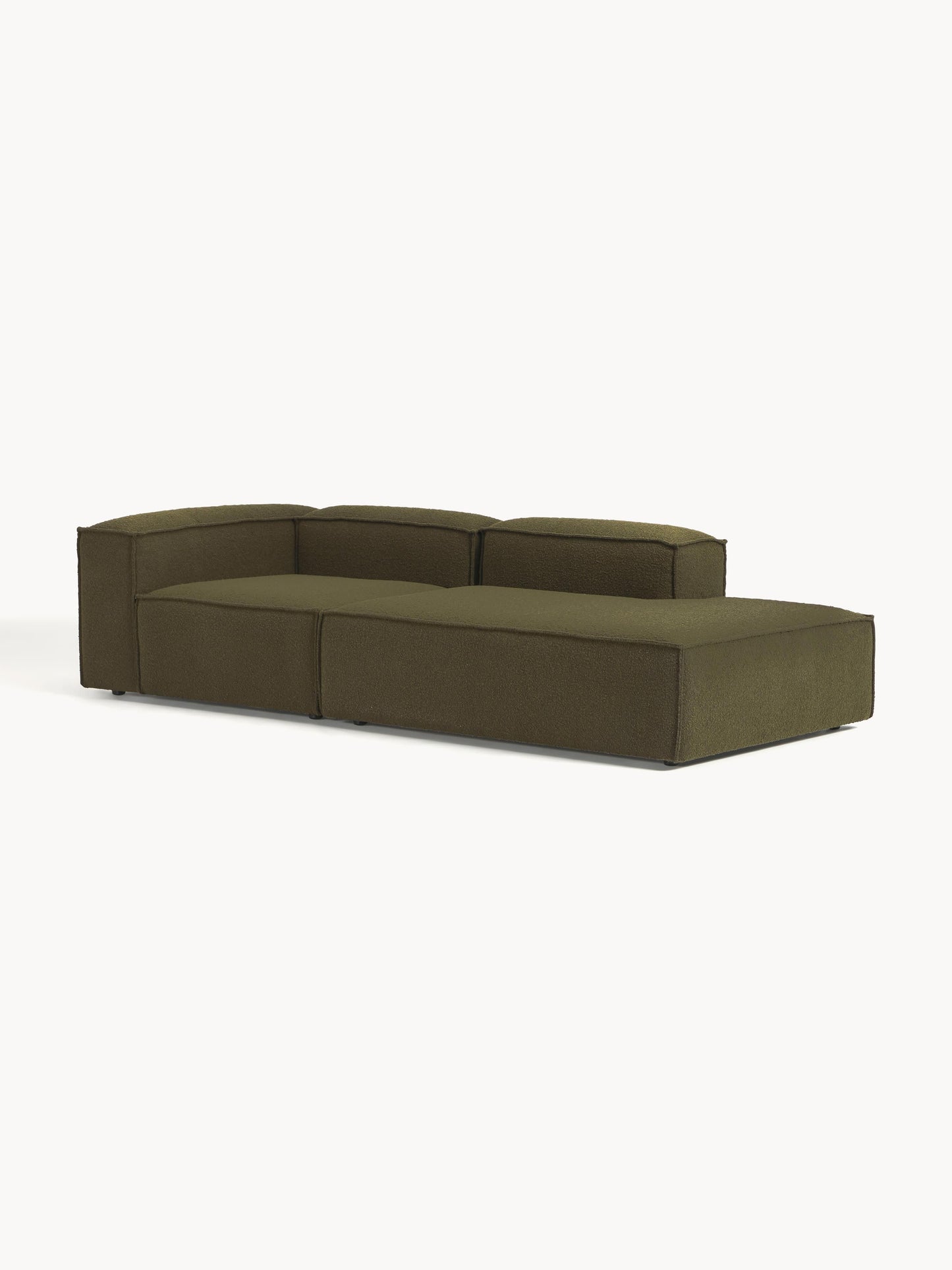 Lenmoor Modular Bouclé Ottoman