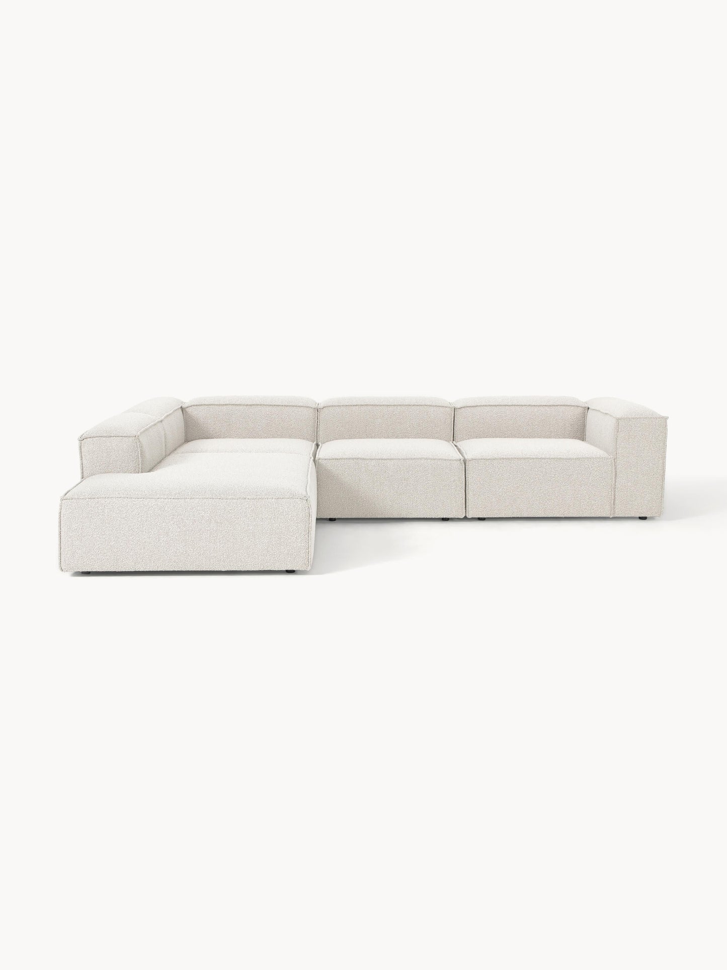 Lenmoor Modular XL Bouclé Corner Sofa (4-Seater)