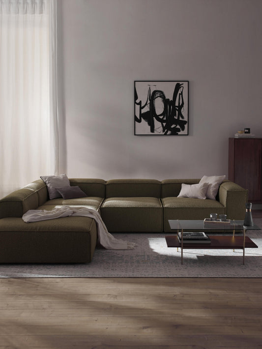 Lenmoor Modular XL Bouclé Corner Sofa (4-Seater)