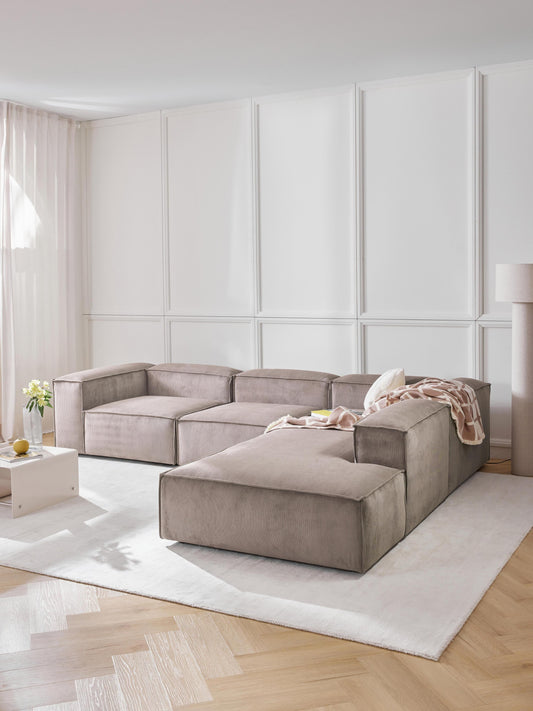 Lenmoor Modular XL Corner Sofa (4-Seater) in Corduroy