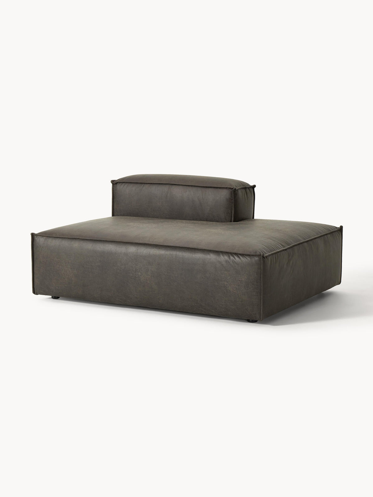 Lenmoor Ottoman Module in Leather