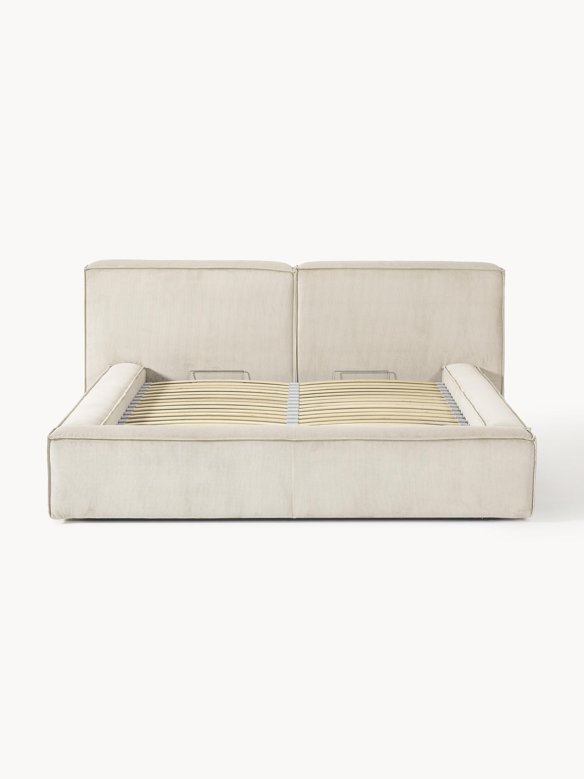 Lenmoor Upholstered Corduroy Bed with Storage