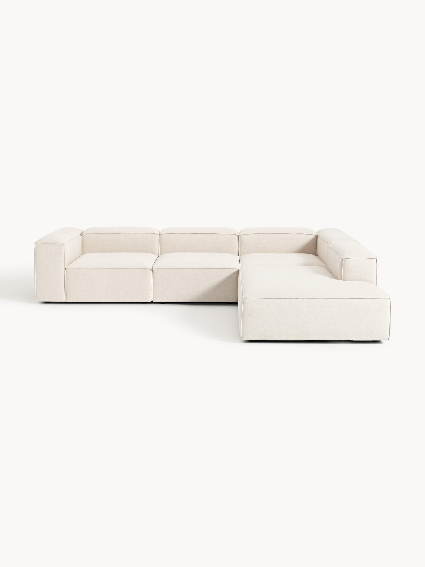 Lenmoor XL Modular Corner Sofa (4-Seater) in Linen Blend