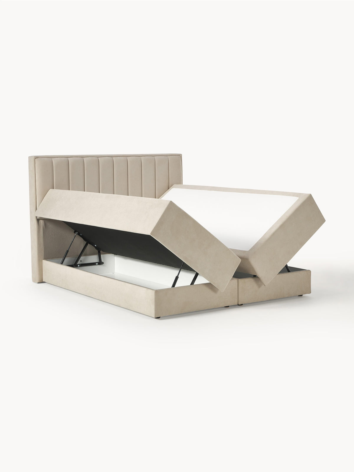Livonta Box Spring Bed with Storage