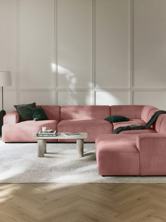 Melvara XL Corner Sofa in Corduroy