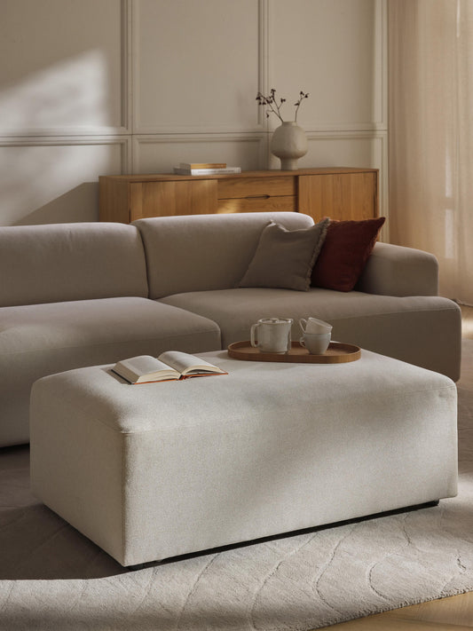 Melvara XL Ottoman, W 116 x D 72 cm