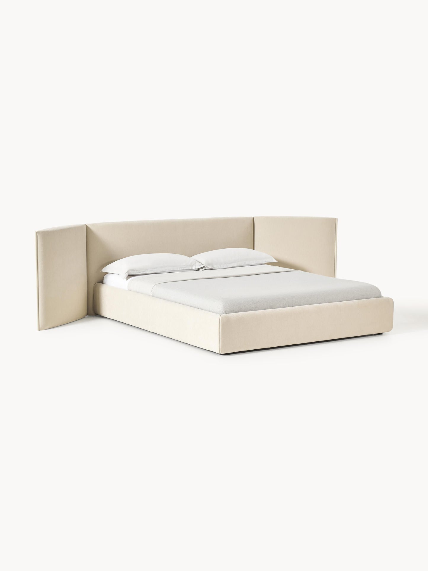 Ottavo Upholstered Bed with Folding Headboard