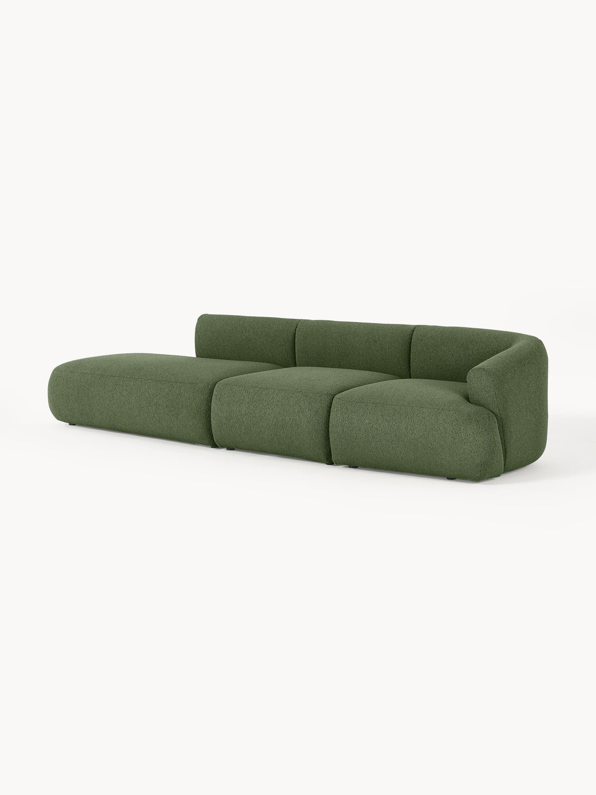 Ravella Modular Bouclé Chaise (2-Seater)