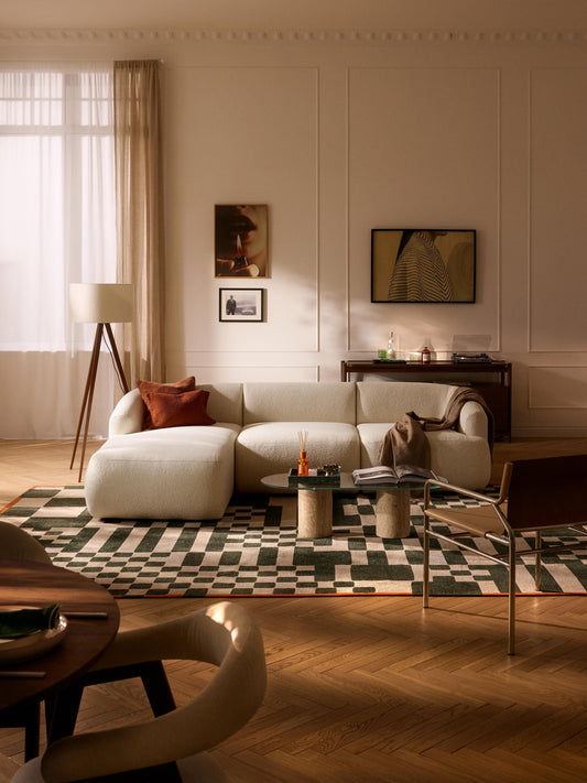 Ravella Modular Bouclé Corner Sofa (3-Seater)