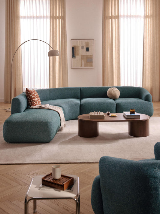 Ravella Modular Bouclé Corner Sofa (4-Seater)