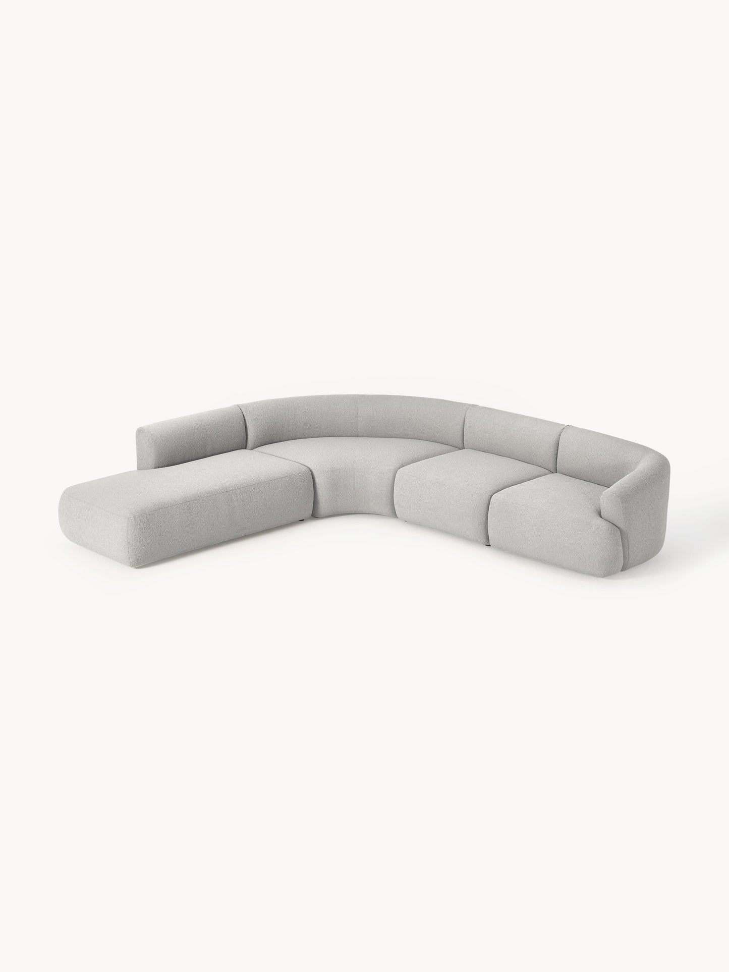 Ravella Modular Bouclé Corner Sofa (4-Seater)