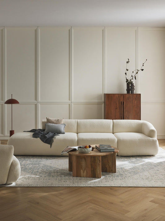 Ravella Modular Teddy Ottoman (3-Seater)
