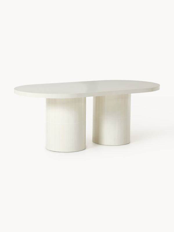 Sayenda Oval Garden Dining Table, 200 x 100 cm