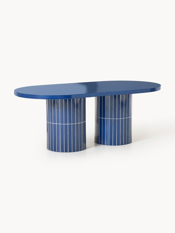 Sayenda Oval Garden Dining Table, 200 x 100 cm