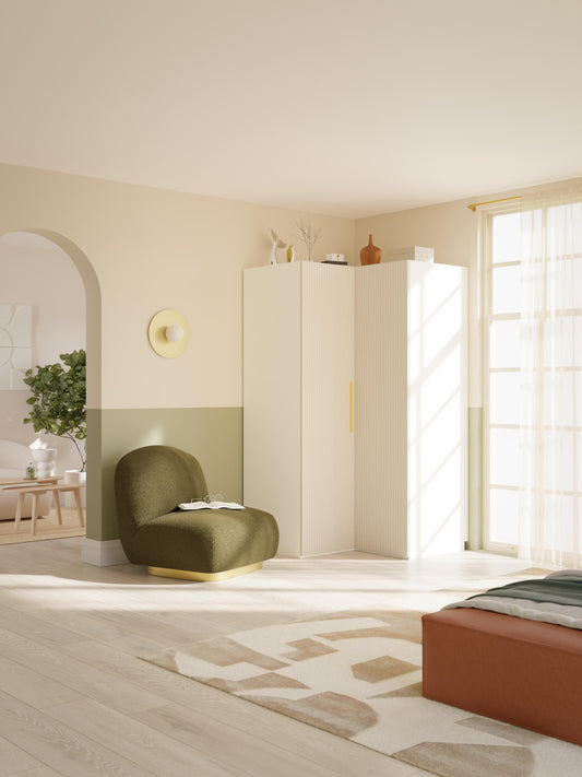 Simelda Modular Corner Wardrobe, 115 cm Wide
