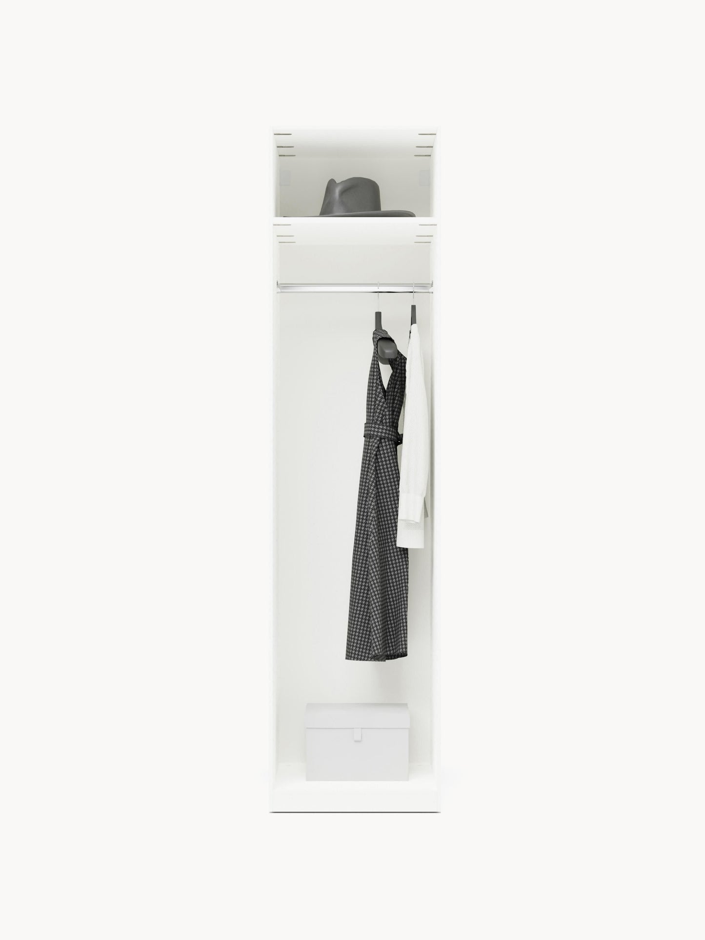 Simelda Modular Hinged-Door Wardrobe, 50 cm Wide, in Various Sizes