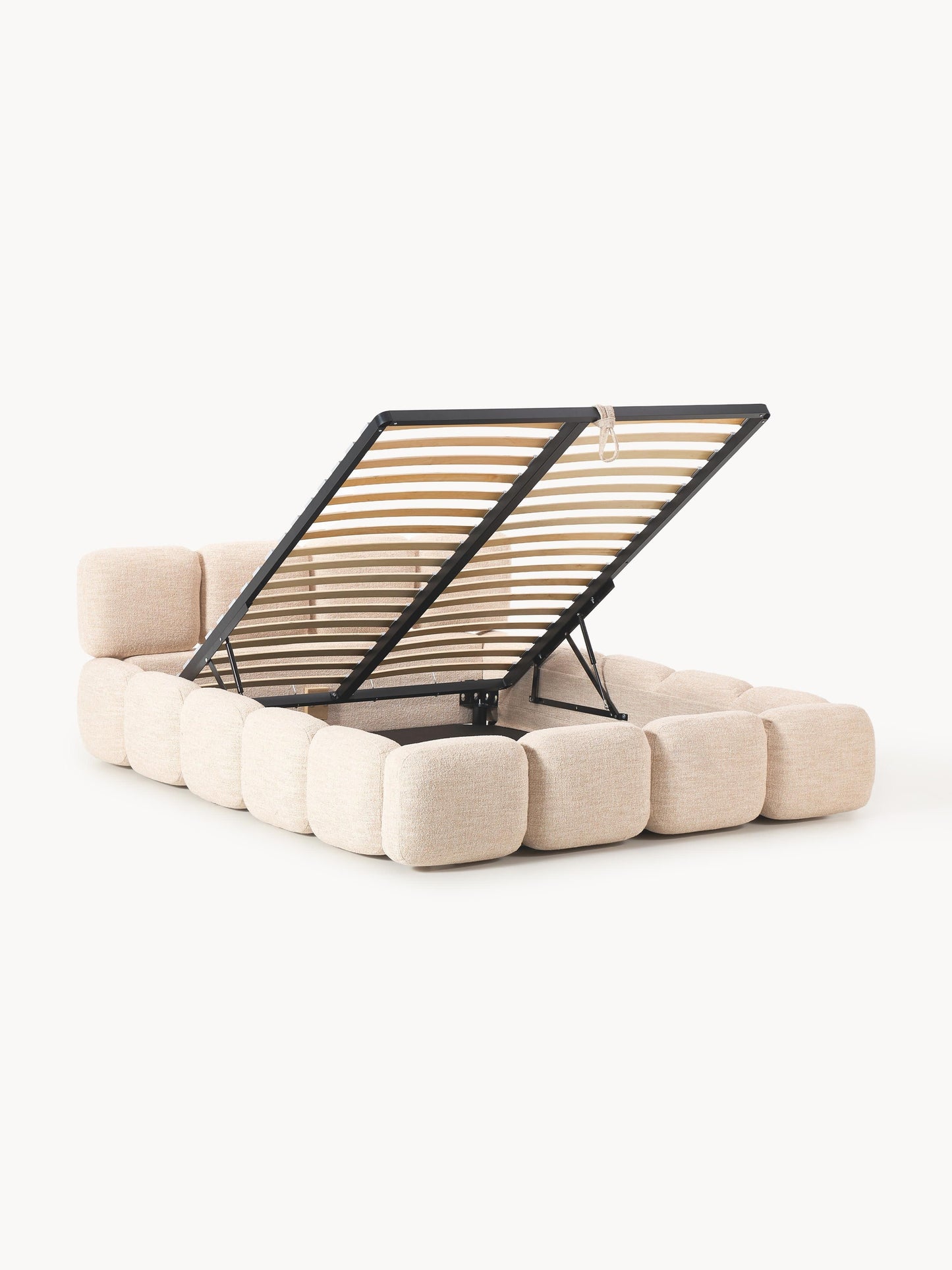 Taliska Upholstered Bouclé Bed with Storage