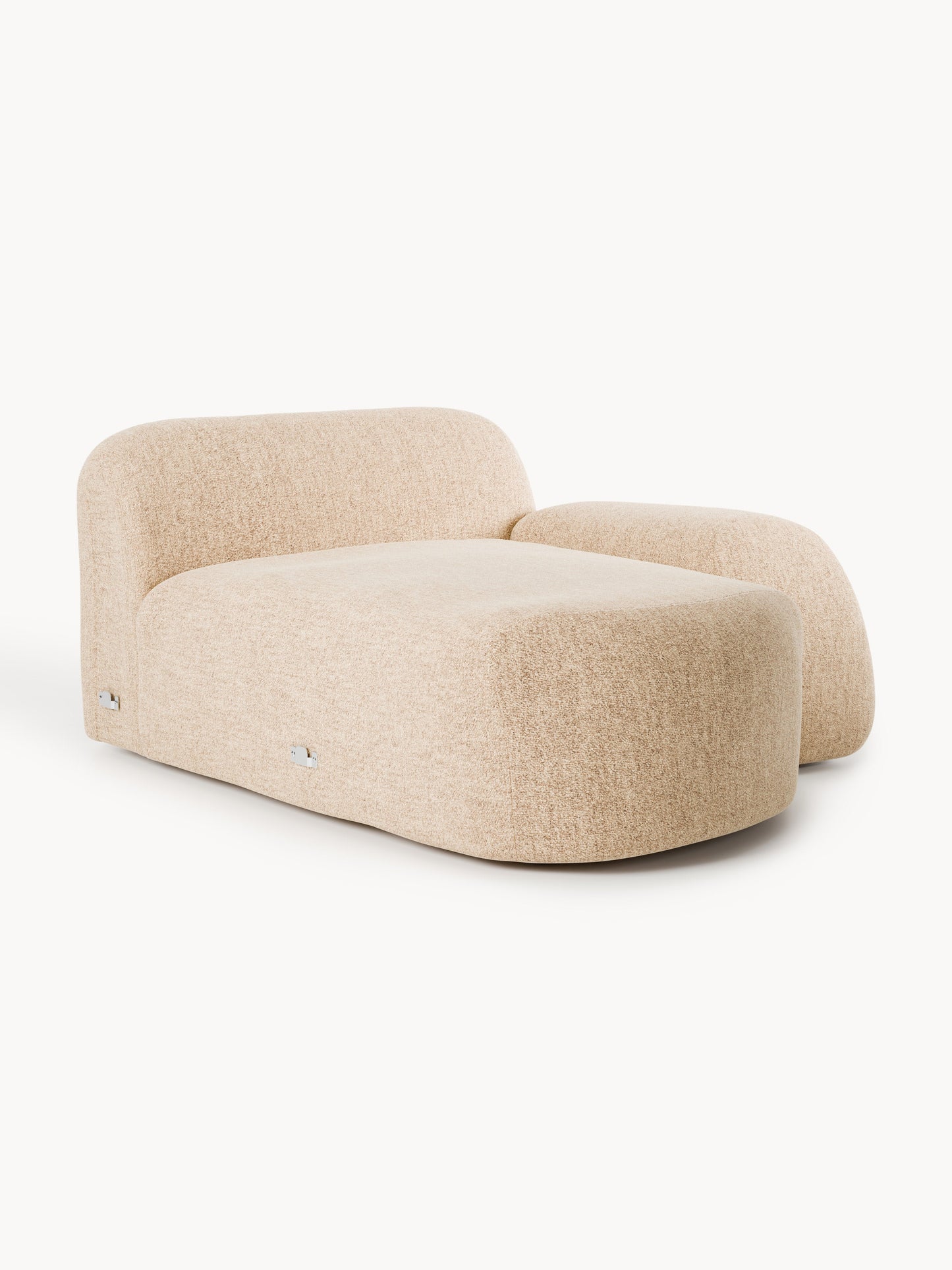 Wolnera Chaise Corner Module in Bouclé
