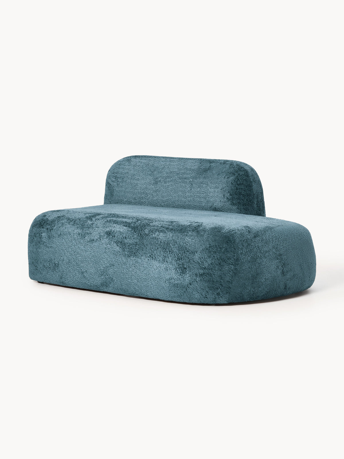 Wolnera Chaise in Teddy Bouclé