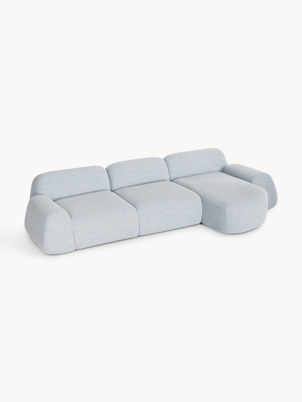 Wolnera Modular Bouclé Corner Sofa (4-Seater)