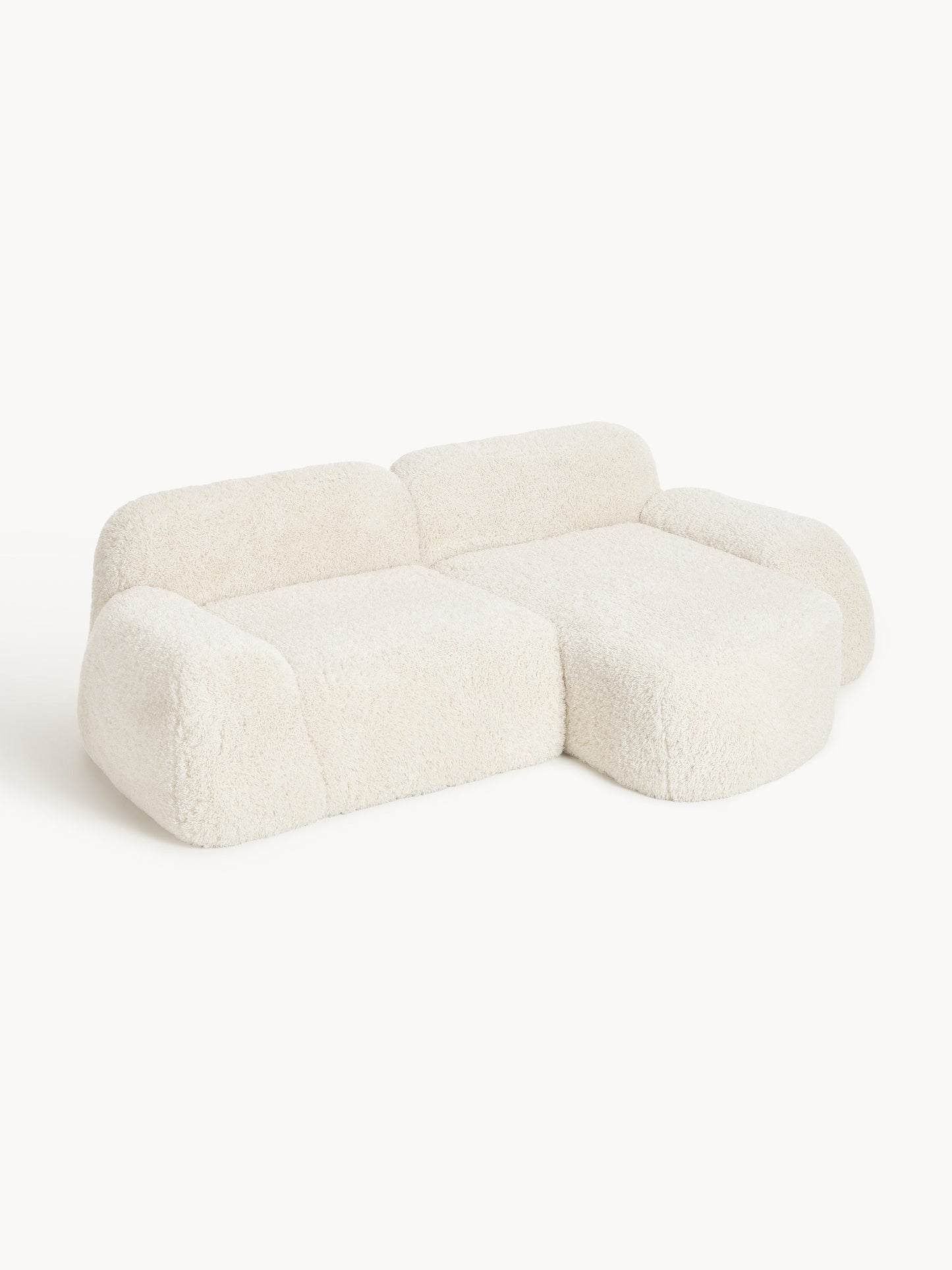 Wolnera Modular Teddy Corner Sofa (3-Seater)