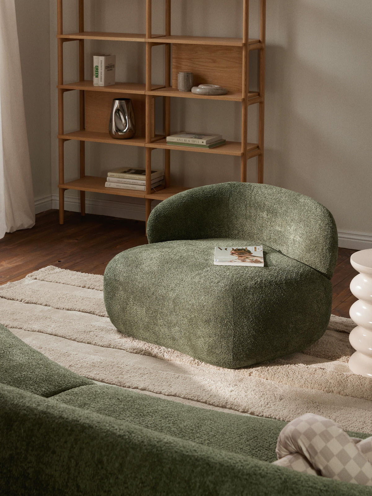 Alborea Teddy Bouclé Lounge Chair