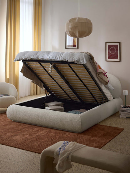 Alborea Teddy Upholstered Bed with Storage