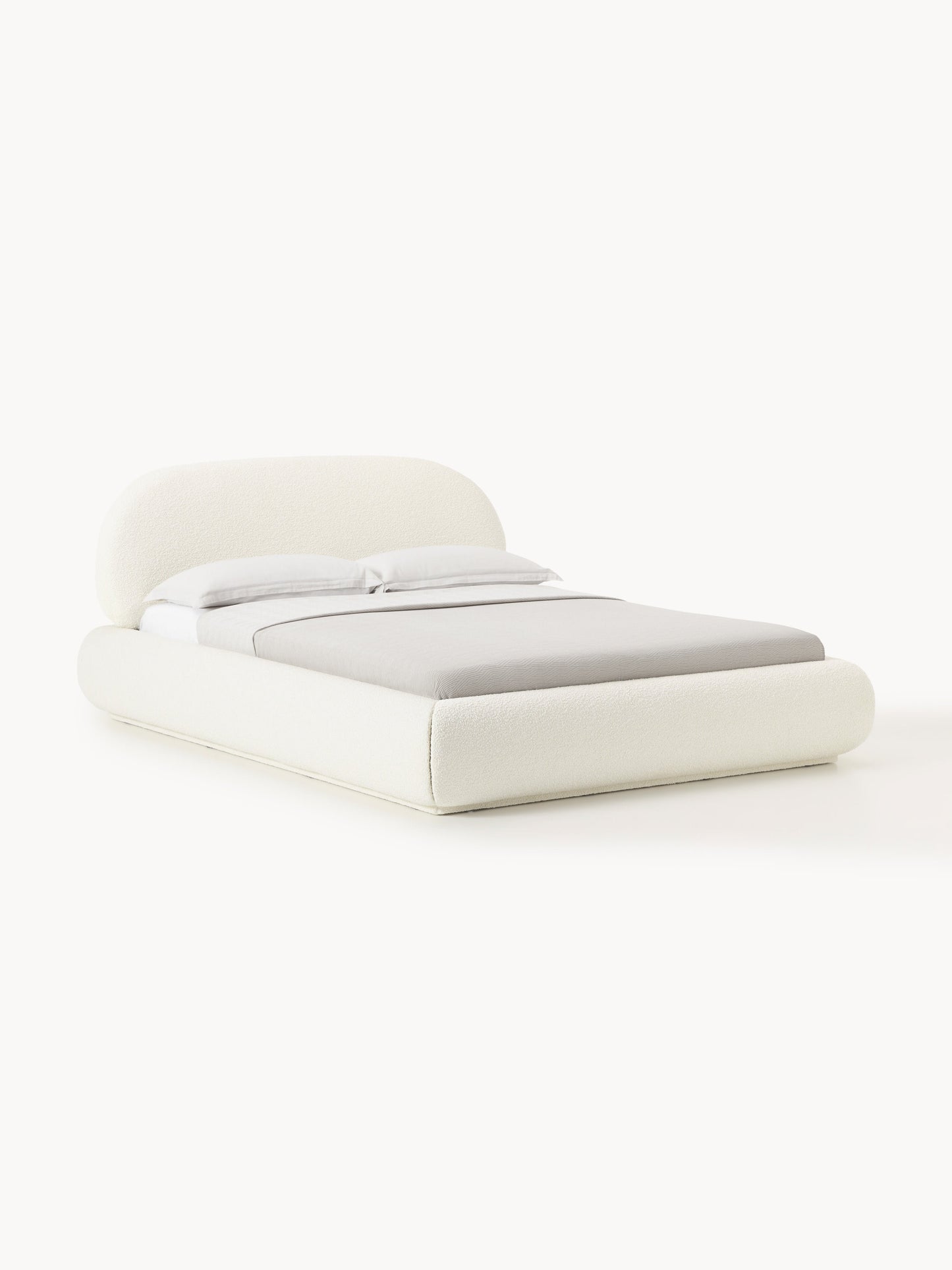 Alborea Upholstered Bouclé Bed
