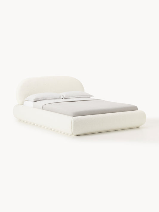 Alborea Upholstered Bouclé Bed