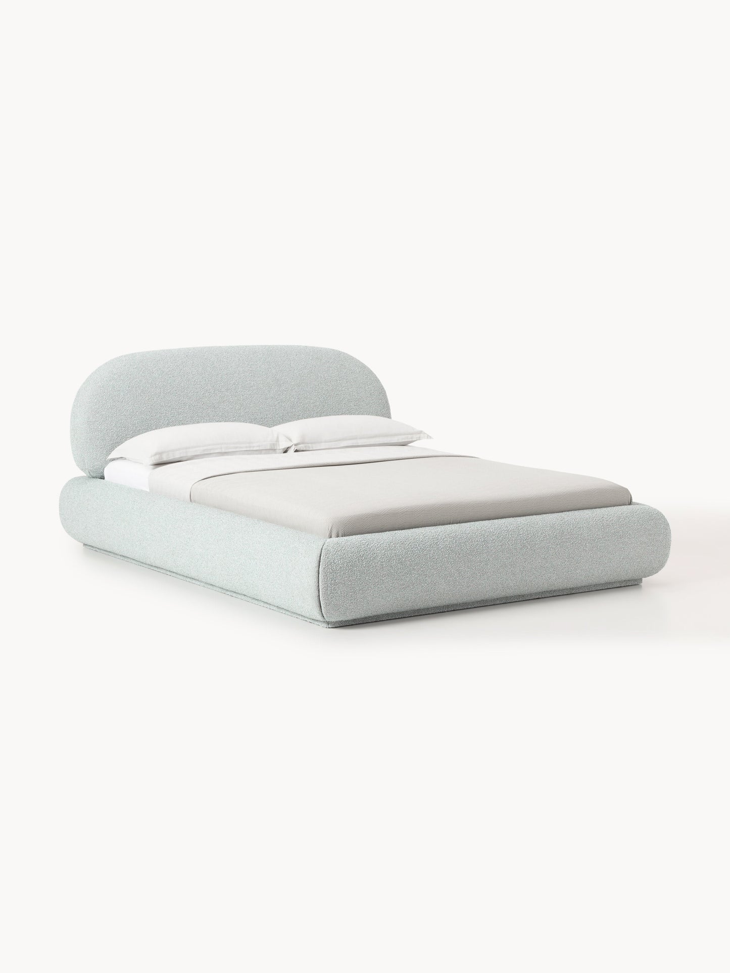 Alborea Upholstered Bouclé Bed