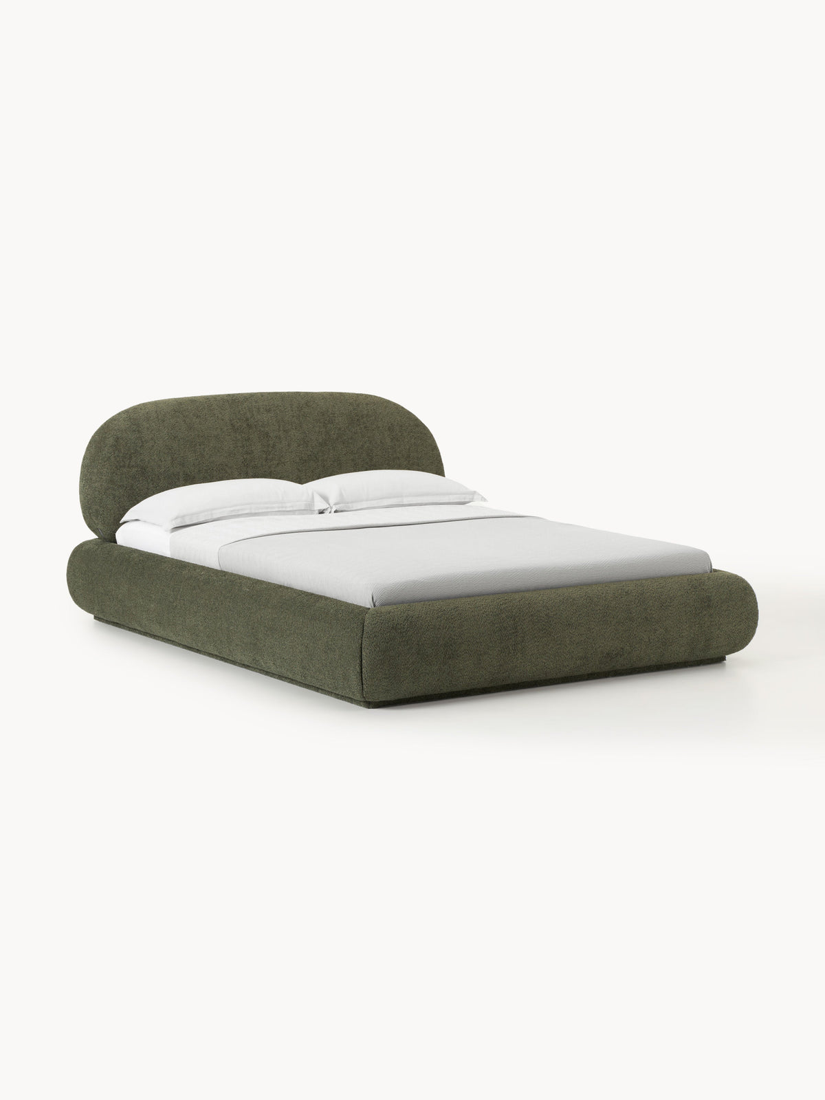 Alborea Upholstered Teddy Bouclé Bed
