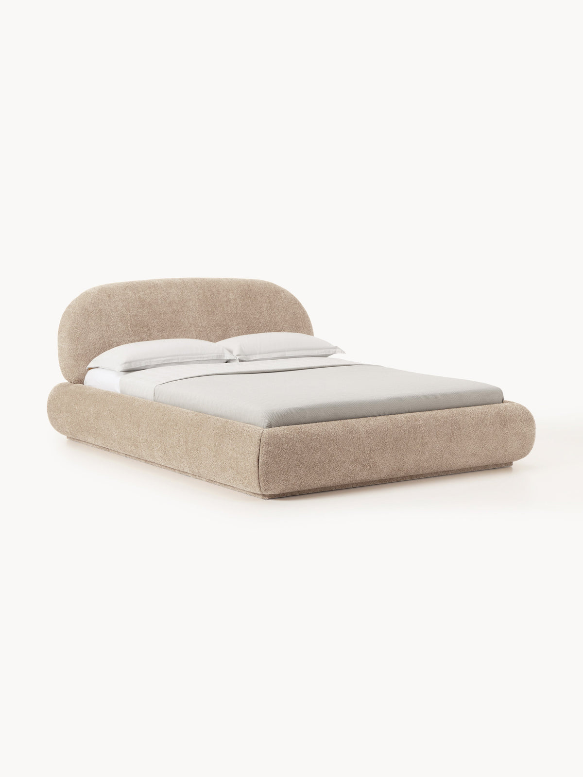 Alborea Upholstered Teddy Bouclé Bed