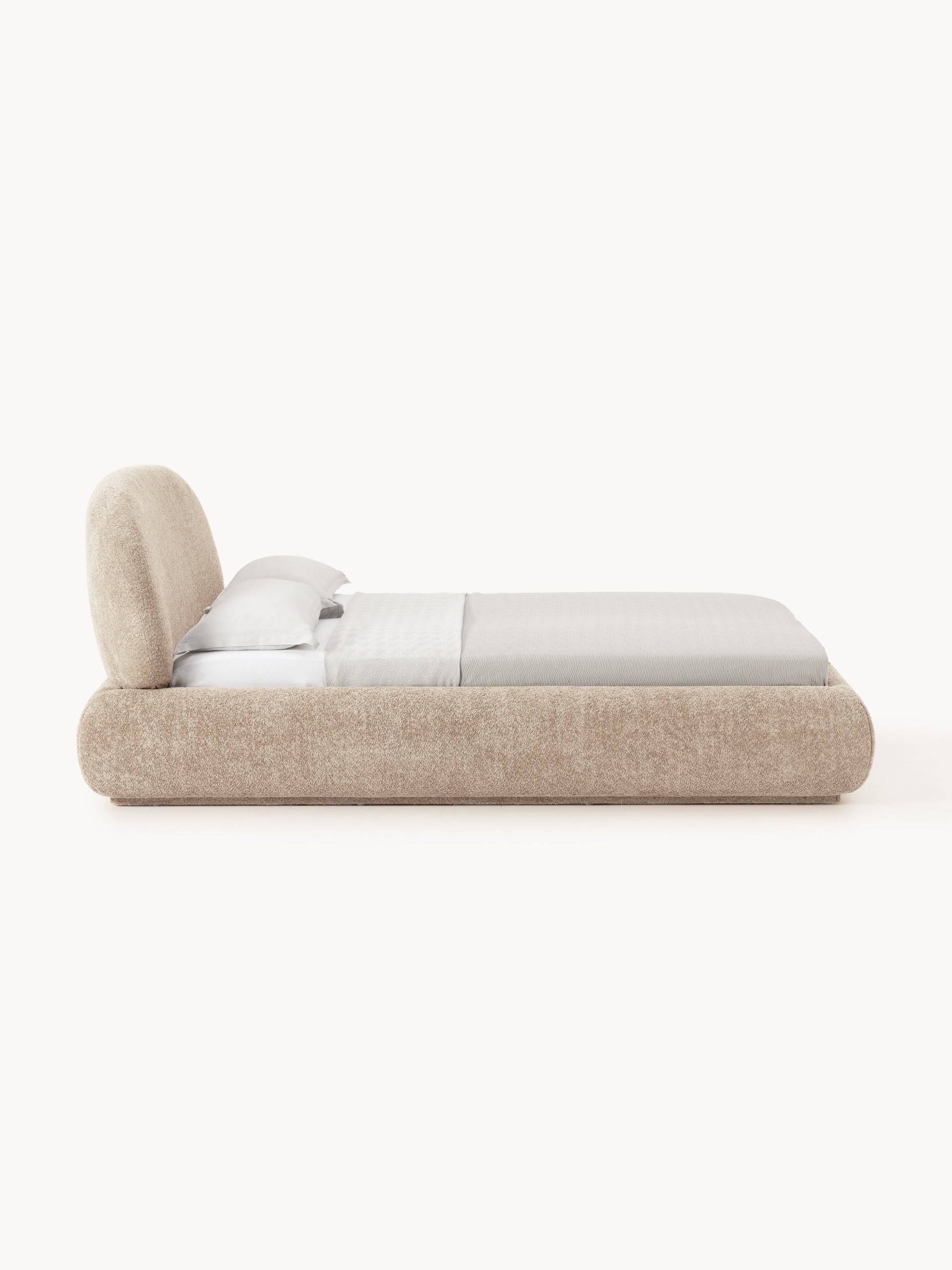 Alborea Upholstered Teddy Bouclé Bed