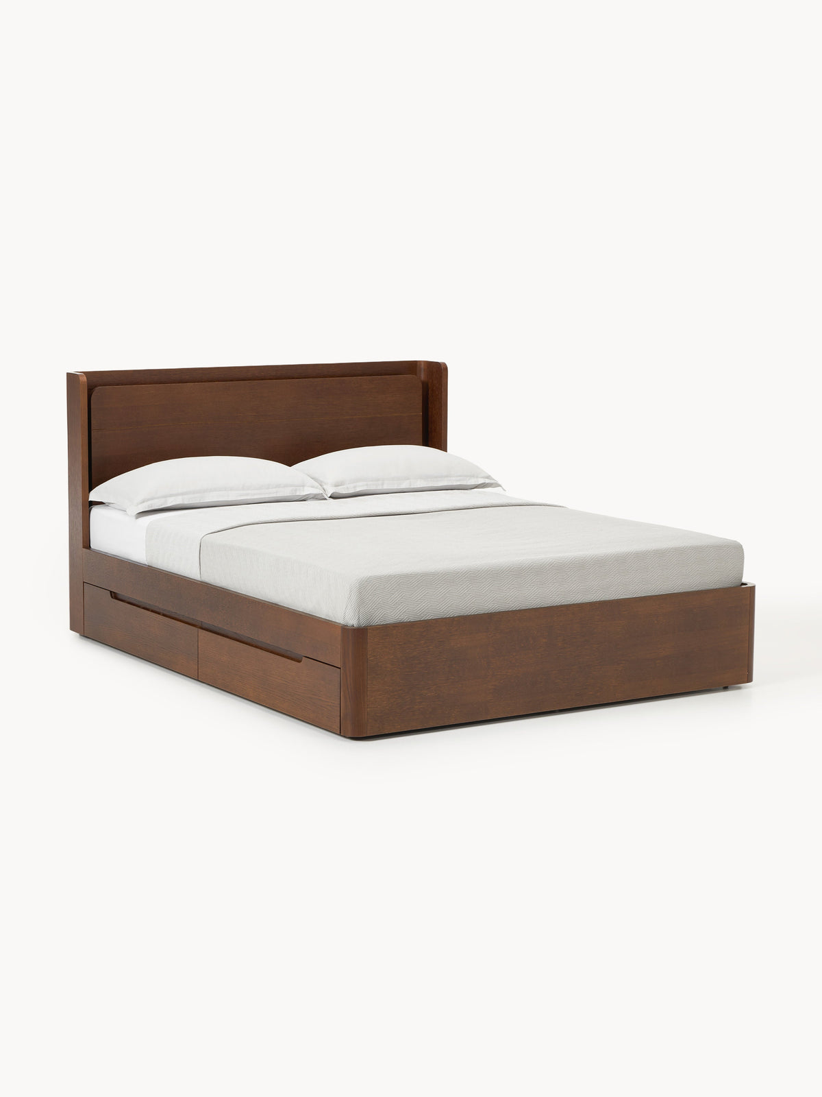 Alvendo Wooden Bed with Drawers