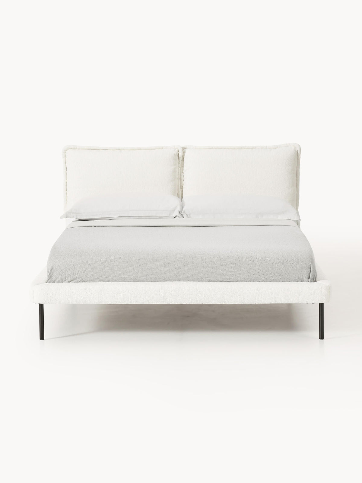 Ameliska Upholstered Teddy Bouclé Bed